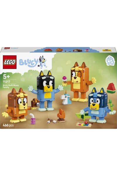 LEGO Bluey Parçalarla İnşa Edilen Bluey Ailesi 11217