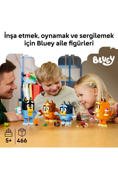 LEGO Bluey Parçalarla İnşa Edilen Bluey Ailesi 11217