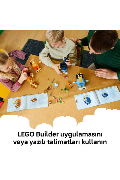 LEGO Bluey Parçalarla İnşa Edilen Bluey Ailesi 11217