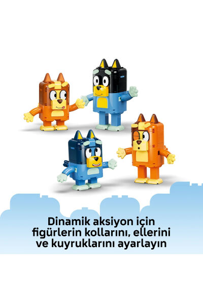 LEGO Bluey Parçalarla İnşa Edilen Bluey Ailesi 11217