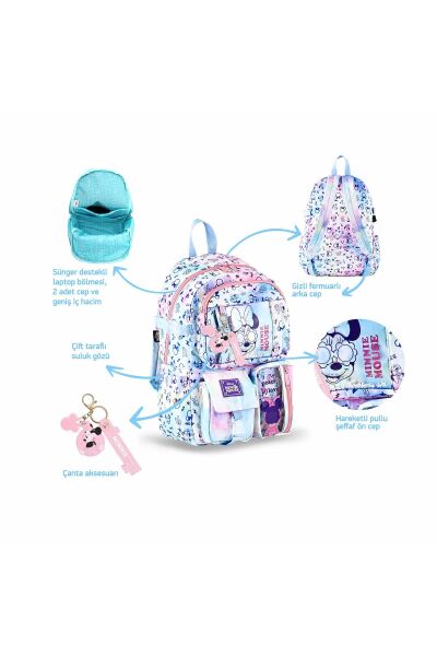 Minnie Mouse Sırt Çantası Charm Lx Peace
