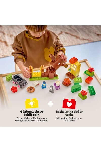 LEGO DUPLO Bluey Pizzacı Kızlar Muffin ve Bluey 10469