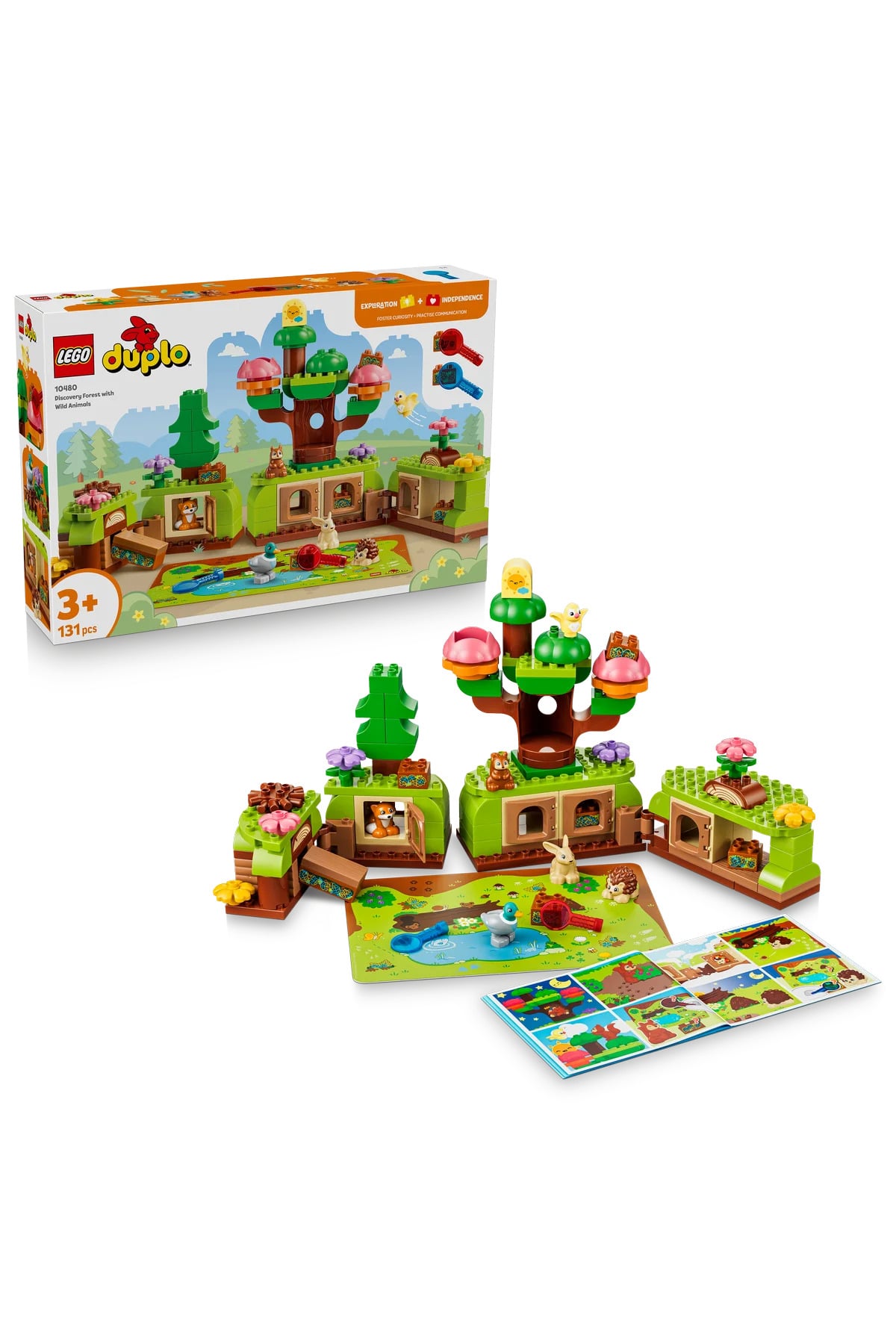 LEGO DUPLO Vahşi Hayvanlarla Keşif Ormanı 10480