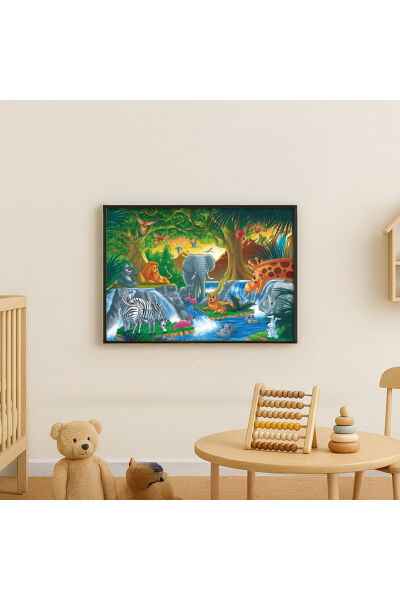 Animal In The Wild Dev Puzzle 24 Parça