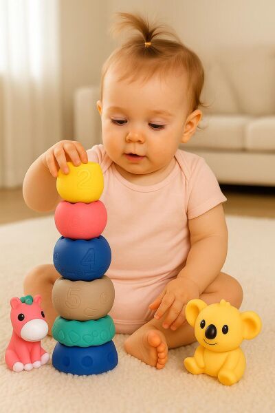 Soft Aktivite Bloklar 8li Set