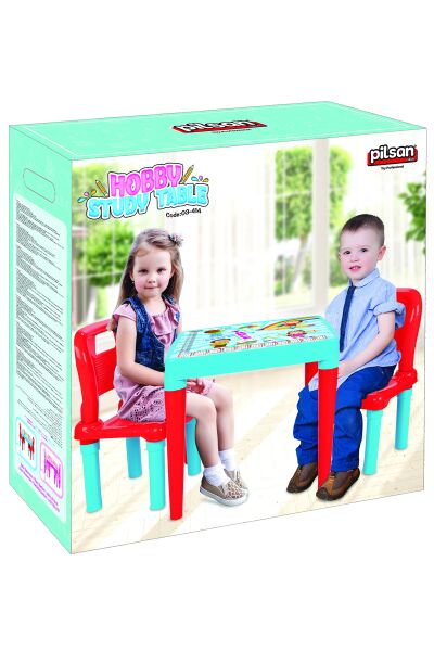 Hobby Oyun ve Aktivite Masası Mavi 2li