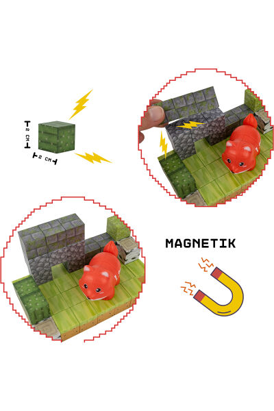 Magnetic Küpler Eğitici Hayvanlar