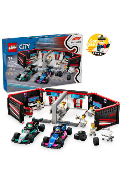 LEGO City F1 Mercedes AMG ve Alpine Arabaları 60444