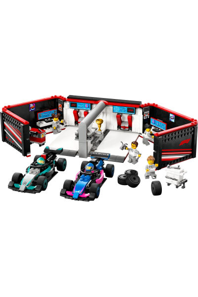 LEGO City F1 Mercedes AMG ve Alpine Arabaları 60444