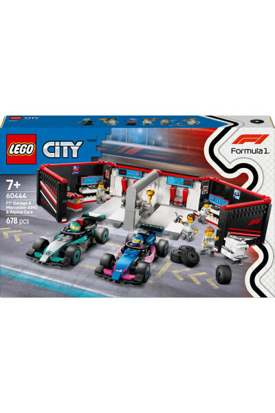 LEGO City F1 Mercedes AMG ve Alpine Arabaları 60444