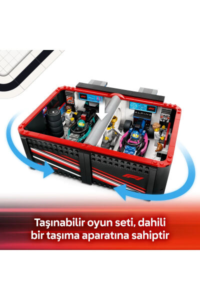 LEGO City F1 Mercedes AMG ve Alpine Arabaları 60444