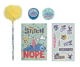 Stitch Nope Kırtasiye Seti 5 Parça