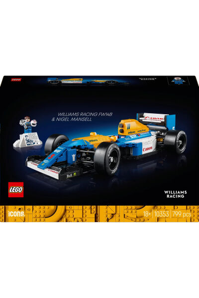 LEGO Icons Williams Racing FW14B ve Nigel Mansell 10353