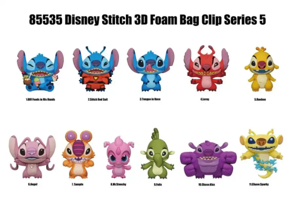 Monogram Stitch in Costume Klipsli Sürpriz Figür