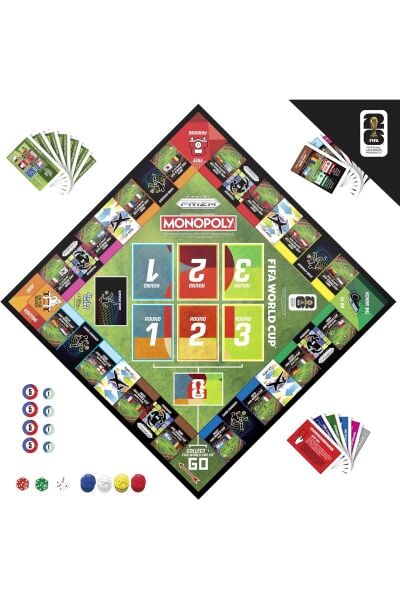 Monopoly Panini Prizm Fifa World Cup Kutu Oyunu